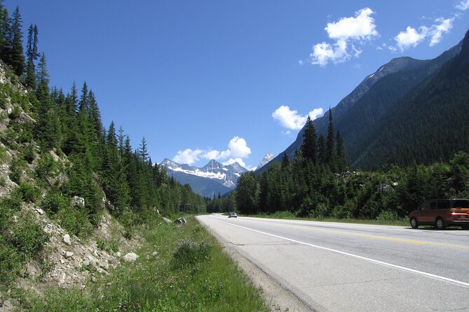 Smartphone Audio Driving Tour between Kamloops and Vancouver - Sound effects, music, and safe use