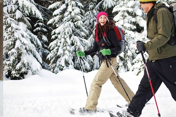 Snowshoeing in Kananaskis - Walking on top of the snow in Kananaskis