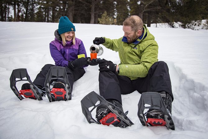 Snowshoeing Tour to the Paint Pots - Hot chocolate, maple taffy, and the crazy carpet