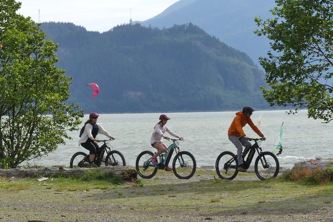 Squamish Discovery Eco-tour - Riding through town with a local guide