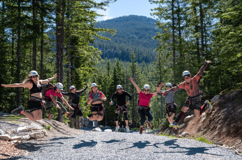 Squamish: Via Ferrata Climbing Adventure - From Summit Shelter to the old-growth forest
