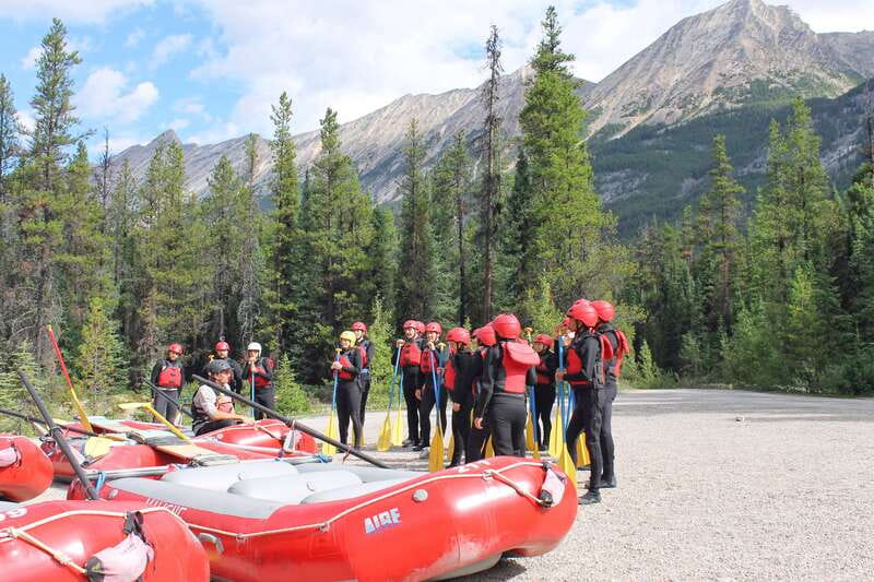 Sunwapta Challenge Whitewater Rafting in Jasper - The 45-minute ride into Jasper National Park