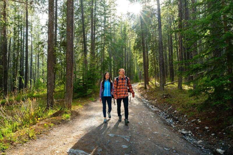 The Canmore HISTORY TOUR - Cowboys and Coal Miners 2H Walk - Following the trail through Canmore