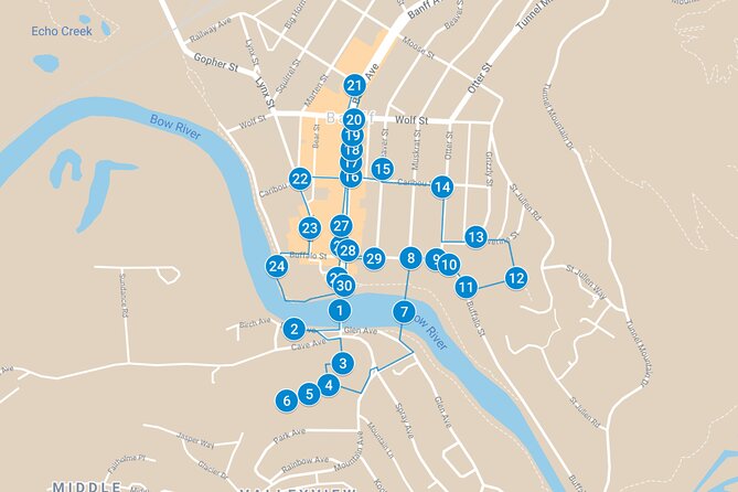 The Sights of Banff: a Smartphone Audio Walking Tour - Starting at Buffalo Nations Museum and Cascade Gardens