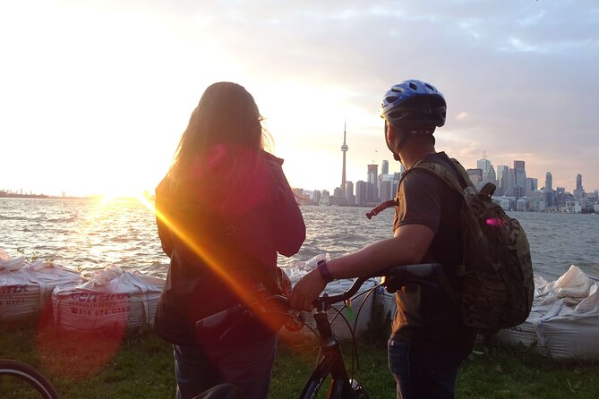 Toronto Islands Morning Bike Tour - Crossing Toronto Harbour by ferry