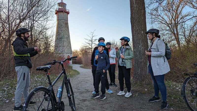 Toronto Islands: Morning or Twilight 3.5-Hour Bike Tour - The ride to the ferry terminal