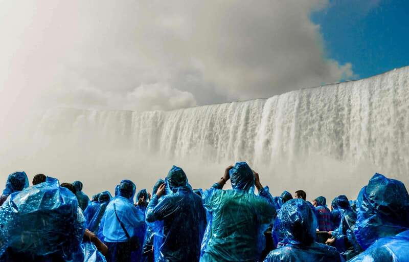 Toronto: Niagara Falls, Boat Ride & Journey Behind the Falls - Journey Behind the Falls, from inside the Horseshoe Falls
