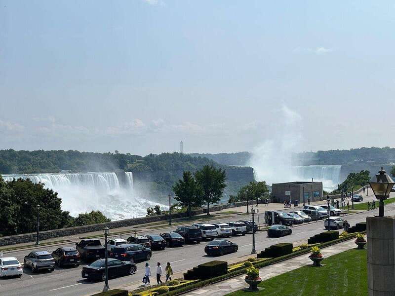 Toronto: Niagara Falls Tour with Boat, Behind Falls & Tower - Skylon Tower and the big picture
