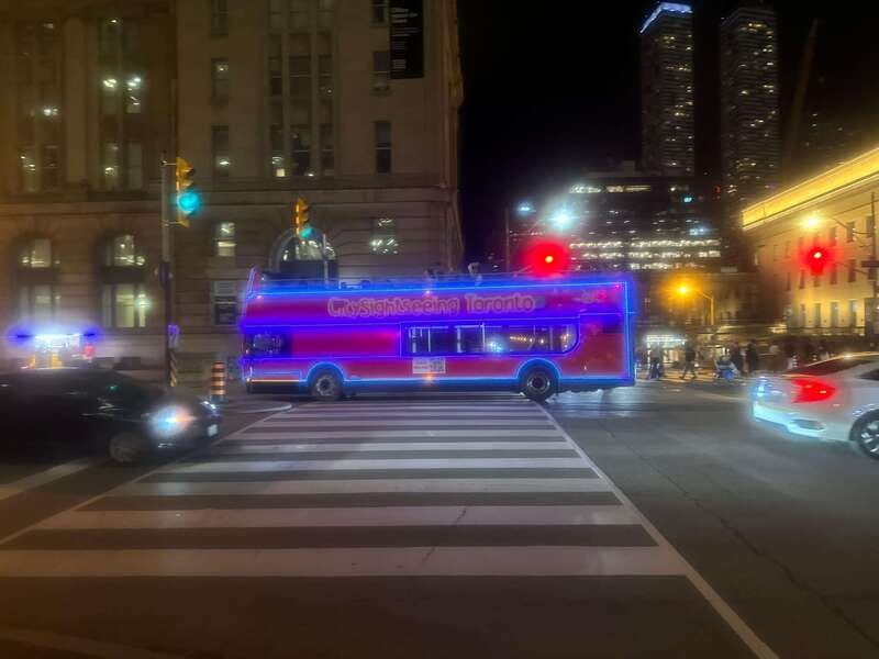 Toronto: Night Sightseeing Tour on a Double-Decker Bus - The Flatiron Building and Church Wellesley Village