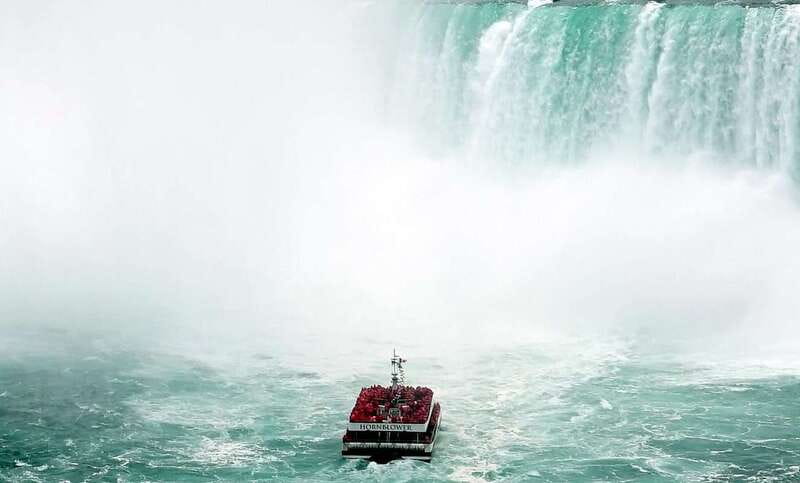 Toronto to Niagara Falls: Boat Ride & Behind the falls Tour - Behind the Horseshoe Falls at Table Rock