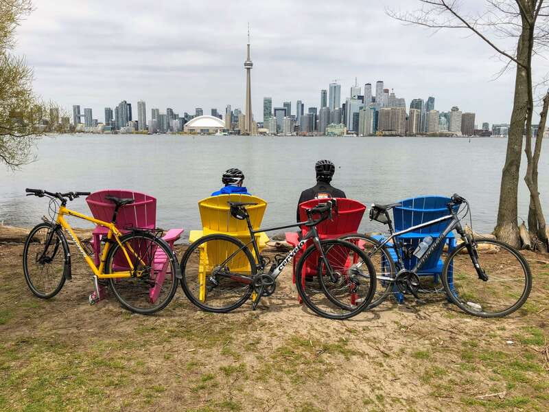 Toronto Waterfront and Islands Guided Bicycle Tour - A 15-minute ferry ride changes the view