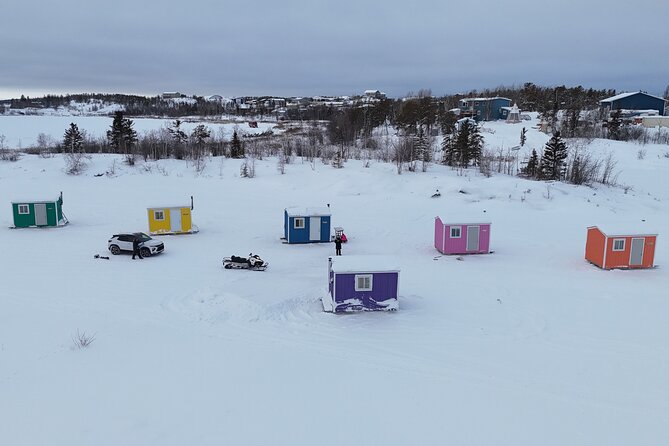 Ultimate Ice Fishing with Lunch - A warm way to experience Yellowknife ice fishing