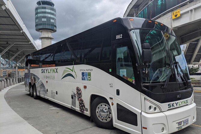 Vancouver Airport to-or-from Whistler or Squamish by Bus (Single trip) - Getting from YVR to the mountains