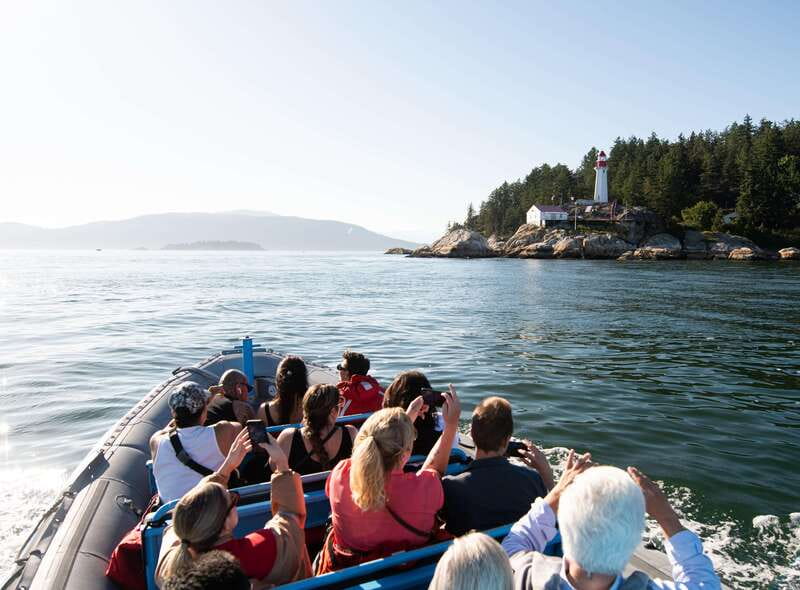 Vancouver: Boat to Bowen Island on UNESCO Howe Sound Fjord - The Zodiac ride and what you may see