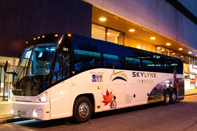 Vancouver City Centre to-or-from Whistler or Squamish (One-way) - Leaving Vancouver from the Hyatt Regency