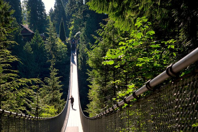 Vancouver City Sightseeing Tour: Capilano Suspension Bridge & Vancouver Lookout - The Lions Gate Bridge leads to Capilano