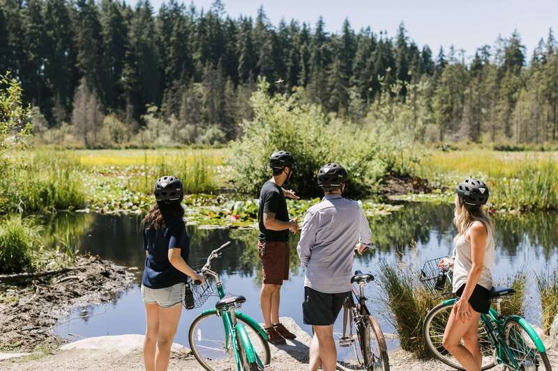 Vancouver: Half-Day City Highlights E-Bike Tour Age 16+ - Using the E-Bike to Reach Prospect Point