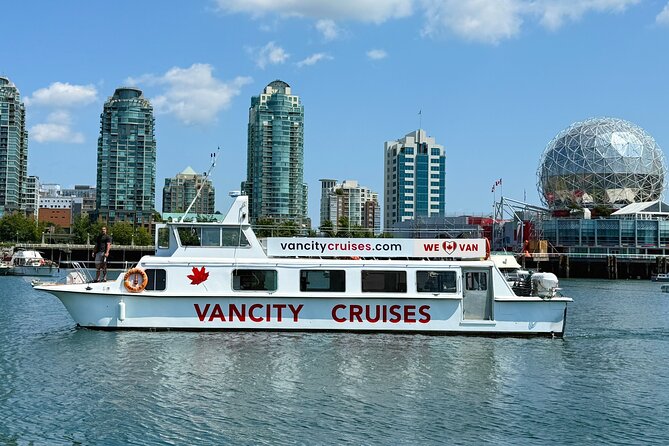 Vancouver Sightseeing Boat Cruise with Live Tour Guide - Under the Burrard Street Bridge and into English Bay