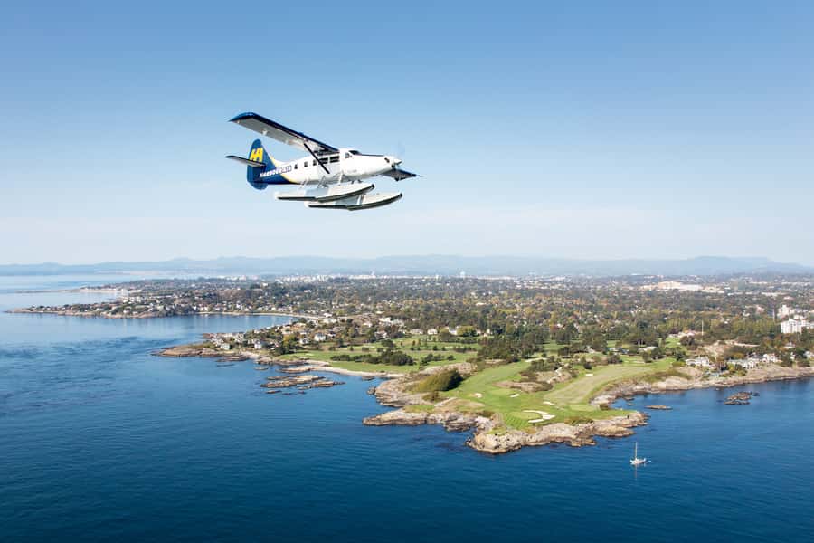Victoria Panorama Scenic Seaplane Tour - The first view of Victoria from the air