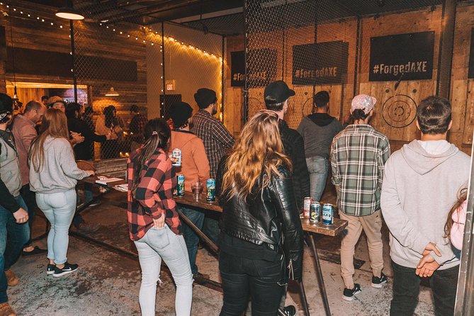 Whistler's Guided Axe Throwing Experience - Learning to throw at Forged Axe Throwing