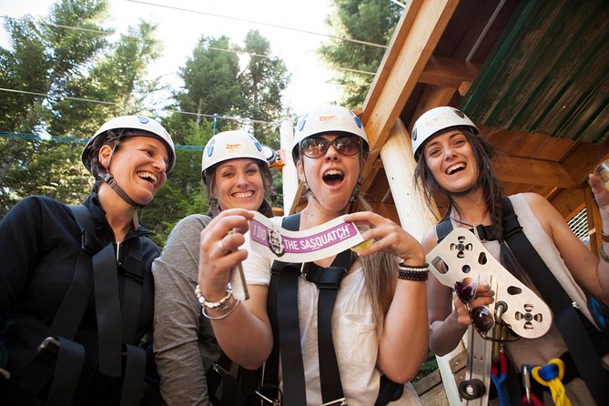 Whistler Sasquatch® Zipline - Reaching the launch platform from Whistler Village