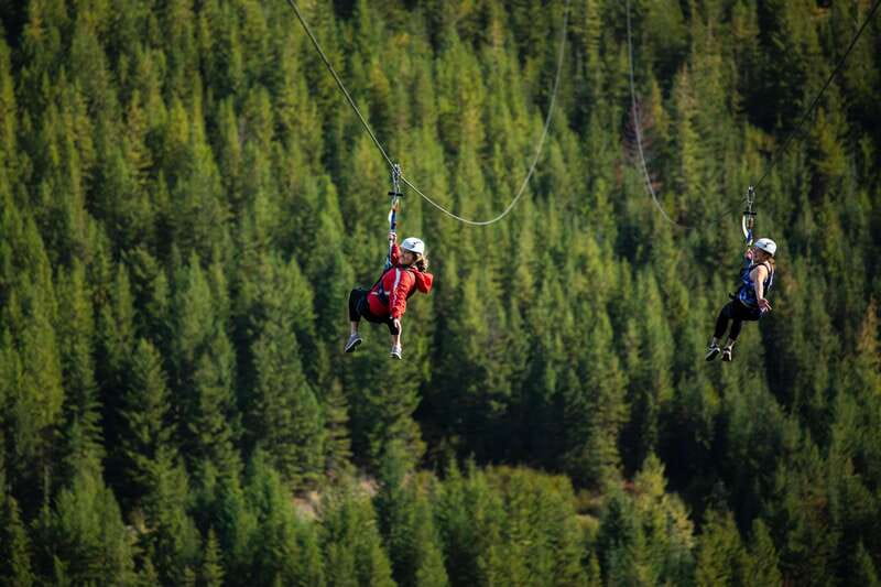 Whistler: The Longest Zipline in North America - The landing and return to Whistler Village