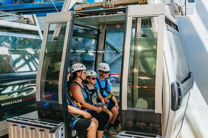 Whistler: Ziplining Experience - Starting across from the Whistler Gondola