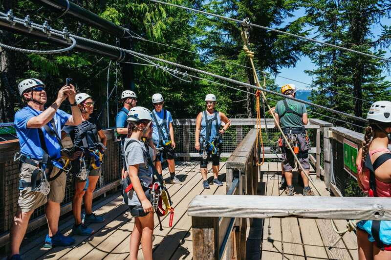 Whistler: Ziplining Experience - Five flights through the Fitzsimmons Valley